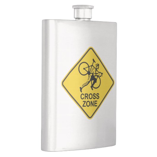 シクロクロスゾーン道路標識 フラスク (右)