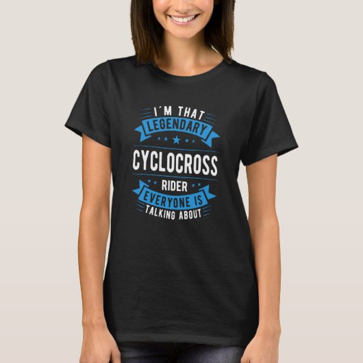 シクロクロス 名言 Tシャツ (正面)