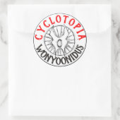 シクロトピア系ステッカー ラウンドシール (バッグ)