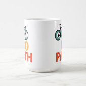 シクロパスおもしろいサイクリング コーヒーマグカップ (中央)