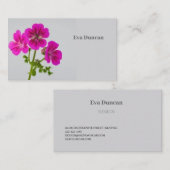 シクロメンの花 名刺 (正面/裏面)