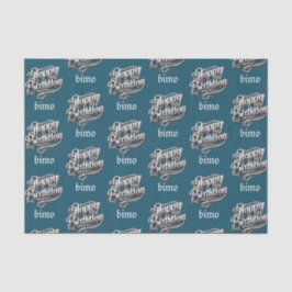 シクールアハッピーバースデーエレガントと贅沢 薄葉紙