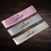 シグナカスタム名サテンラベル サテンリボン