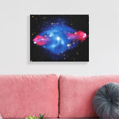 シグナスA銀河X線モンタージュ宇宙写真 キャンバスプリント (インサイチュ (リビング))