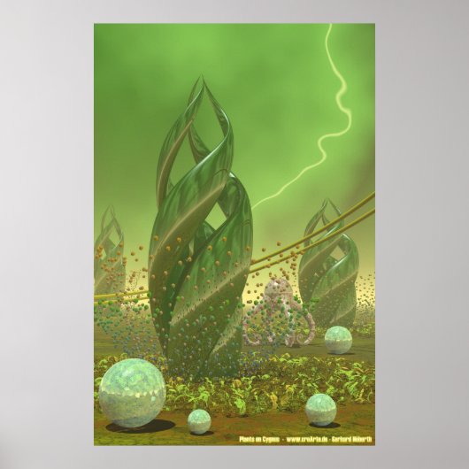 シグナスIVの植物 ポスター (正面)