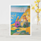 シグナック·ウィメンズ·アット·ザ·ウェル カード (黄色い花)