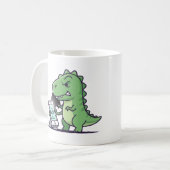シグナルなしSaurus コーヒーマグカップ (正面左)
