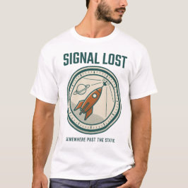 シグナルロスト レトロロケットミッションパッチTシャツ Tシャツ
