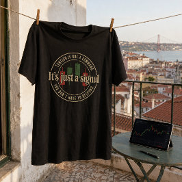シグナル・トレーディング心理学デザイン Tシャツ