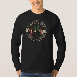 シグナル・トレーディング心理学デザイン Tシャツ