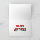 「シグナル」ハッピーバースデーグリーティングカード カード (内部)