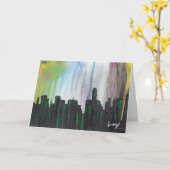 「シグナル」ハッピーバースデーグリーティングカード カード (黄色い花)