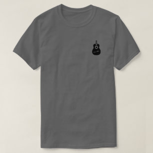 シグニシンプルチャー音楽カスタム付きギター Tシャツ