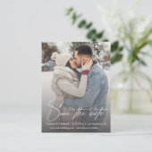 シグネスタイリッシュグスクリプトのフェード写真の保存日付 ポストカード (スタンド正面)