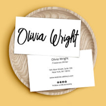 シグネチカッコいいャはっきりしたスクリプトのタイポグラフィモダン白