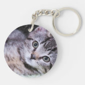 シグネチモダンャ・モノグラムバラゴールド・フォイル・フォト キーホルダー (裏面)