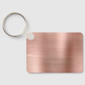 シグネチモダンャ・モノグラムバラ金箔長方形 キーホルダー (裏面)