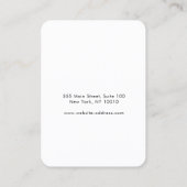 シグネチャスクリプトのグラデーションのイヤリング 名刺 (裏面)