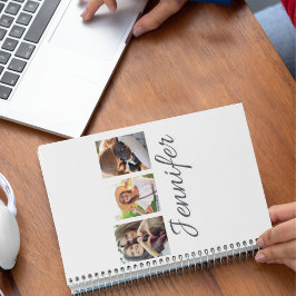 シグネチャストリップのコラージュ ノートブック