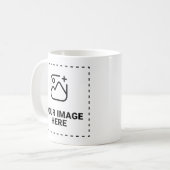 シグネチャーお気に入り写真デザイン コーヒーマグカップ (正面左)