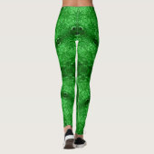 シグネチャーアリエルウィンターグリーンマーブルマンダラヨガ レギンス (裏面)