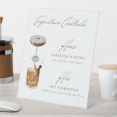 シグネチャーカクテルエスプレッソマルティーニ&オールドファッション 台座サイン (インサイチュ)