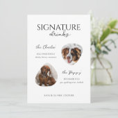 シグネチャーカクテルドッグフォトドリンクバー メニュー (スタンド正面)