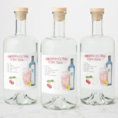 シグネチャーカクテルレシピ結婚式の引き出物ラベル リキュールボトルラベル (ボトル)
