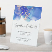 シグネチャーカクテル結婚抽象芸術のバー 台座サイン (インサイチュ)