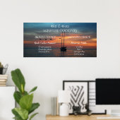 シグネチャーカクテル花嫁と花婿サマーサンセット ポスター (ホームオフィス)