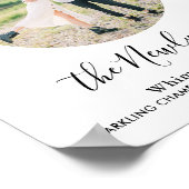 シグネチャーカクテル カスタムフォト ウェディングドリンクバー ポスター (角)