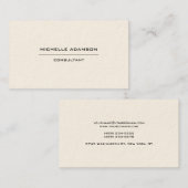 シグネチャークリーユニークム特別ミニマル 名刺 (正面/裏面)