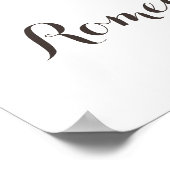 シグネチャーゲストブック – Big Oak Tree 結婚 -'s ポスター (角)