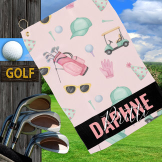シグネチャーゴルフ、ファッション "Daphne Pritti" シックDK ゴルフタオル