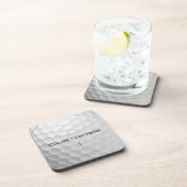 シグネチャーシリーズ1 パーソナライズゴルフボールギフト コースター (右側)