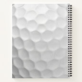 シグネチャーシリーズ1 パーソナライズゴルフボールギフト ノートブック (裏面)