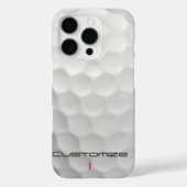 シグネチャーシリーズ1 パーソナライズゴルフボールギフト Case-Mate iPhoneケース (裏面)