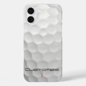 シグネチャーシリーズ1 パーソナライズゴルフボールギフト Case-Mate iPhoneケース (裏面)