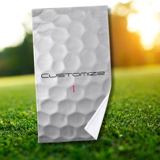 シグネチャーシリーズ1 パーソナライズ ゴルフボール ギフト ハンドタオル