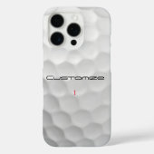 シグネチャーシリーズ1 パーソナライズ ゴルフボール ギフト Case-Mate iPhoneケース (裏面)