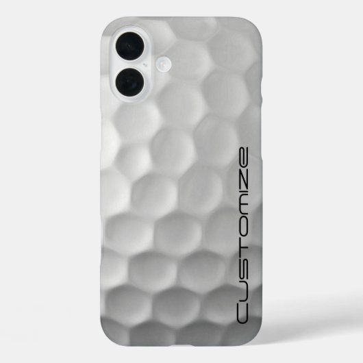 シグネチャーシリーズ 完全オーダーメイドゴルフボールギフト Case-Mate iPhoneケース (裏面)