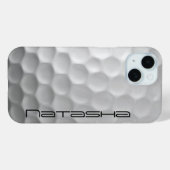 シグネチャーシリーズ 完全オーダーメイドゴルフボールギフト Case-Mate iPhoneケース (裏面 (横))