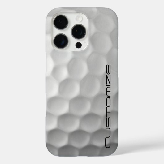 シグネチャーシリーズ 完全オーダーメイド ゴルフボールギフト Case-Mate iPhoneケース (裏面)