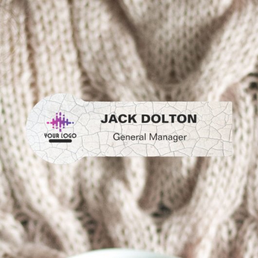 シグネチャーシルバー：テーラードロゴスタッフ名バッジ 名札