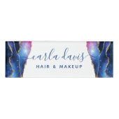 シグネチャースクリプトアゲート銀河系天の星 名札 (正面)