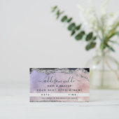 シグネチャースクリプトウォーターカラーパープルブラックシルバー 予約カード (スタンド正面)