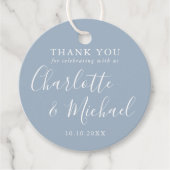 シグネチャースクリプトダスティブルー フェイバータグ (正面)