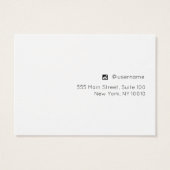 シグネチャースクリプトブレスレットまたはネックレスディスプレイカード (裏面)