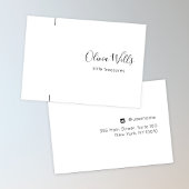 シグネチャースクリプトブレスレットまたはネックレスディスプレイカード