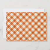 シグネチャースクリプトモダンハッピー感謝祭の写真 シーズンカード (裏面)